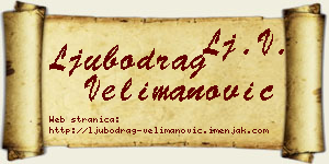 Ljubodrag Velimanović vizit kartica